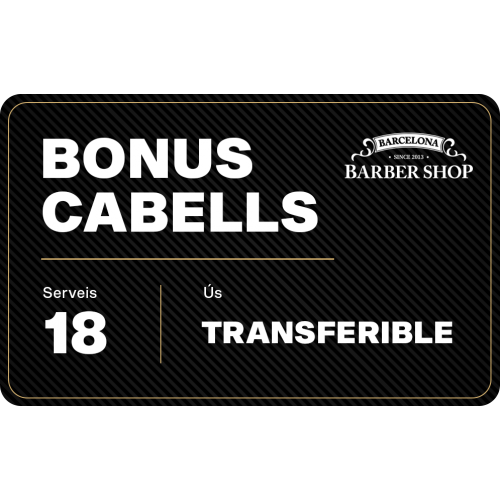 BONUS CABELL - 18 SERVEIS -...