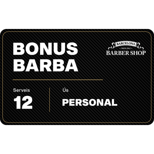 BONUS BARBA - 12 SERVEIS -...