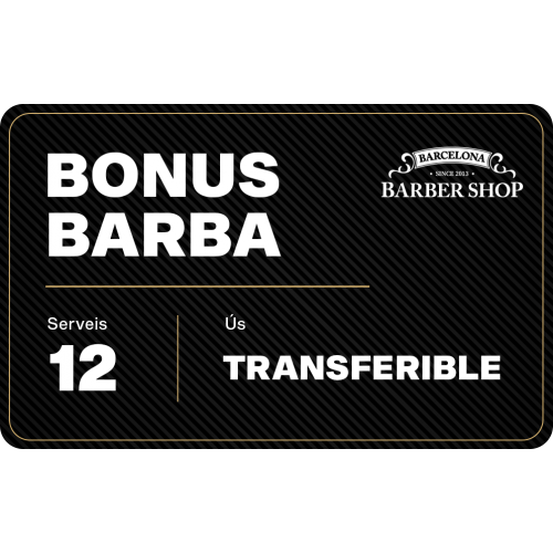 BONUS BARBA - 12 SERVEIS -...